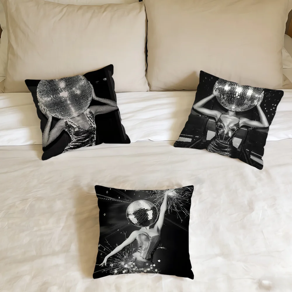 Art Disco Dance cushion cover Home Office Birthday Anniversary Gifts Soft Skin Friendly Cushion Cover