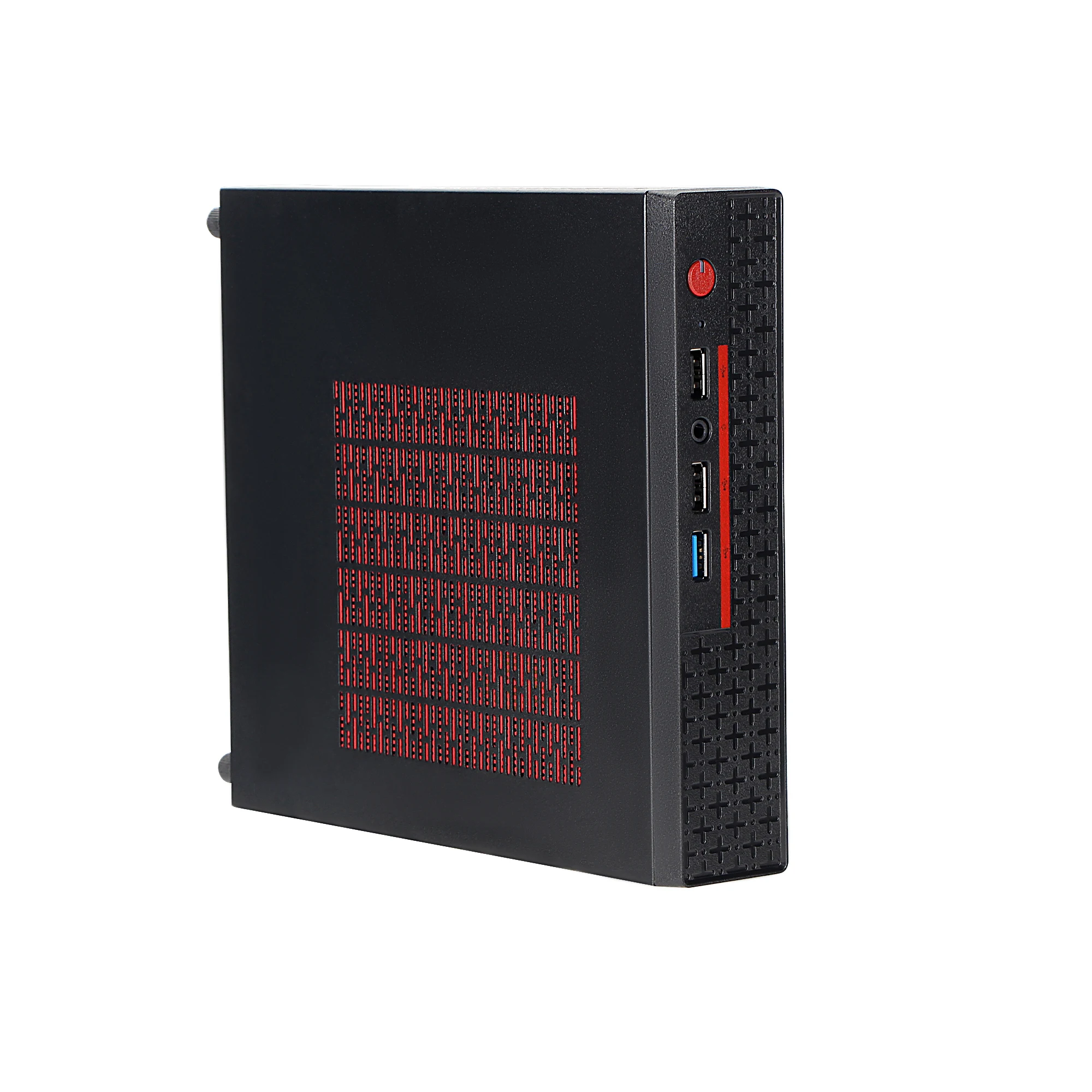 VNOPN رخيصة مكتب كمبيوتر صغير إنتل كور i7 8750H i7 7700HQ NUC 2 * M.2 NVME SSD Win10 HDMI VGA 4K HTPC تجميع لعبة كمبيوتر سطح المكتب