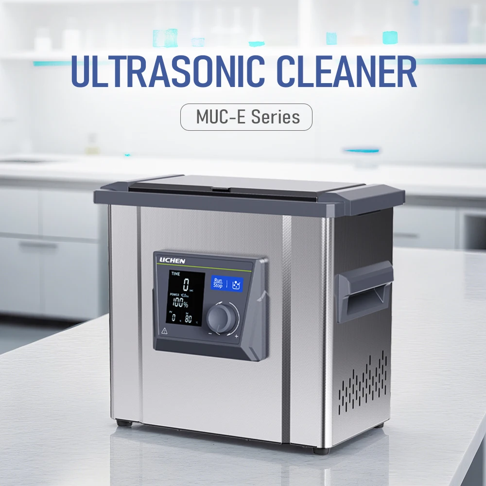Digital Ultrasonic Cleaner 2L-30L with Timer Heater 304 Stainless Steel Tank Drain Valve for Lab