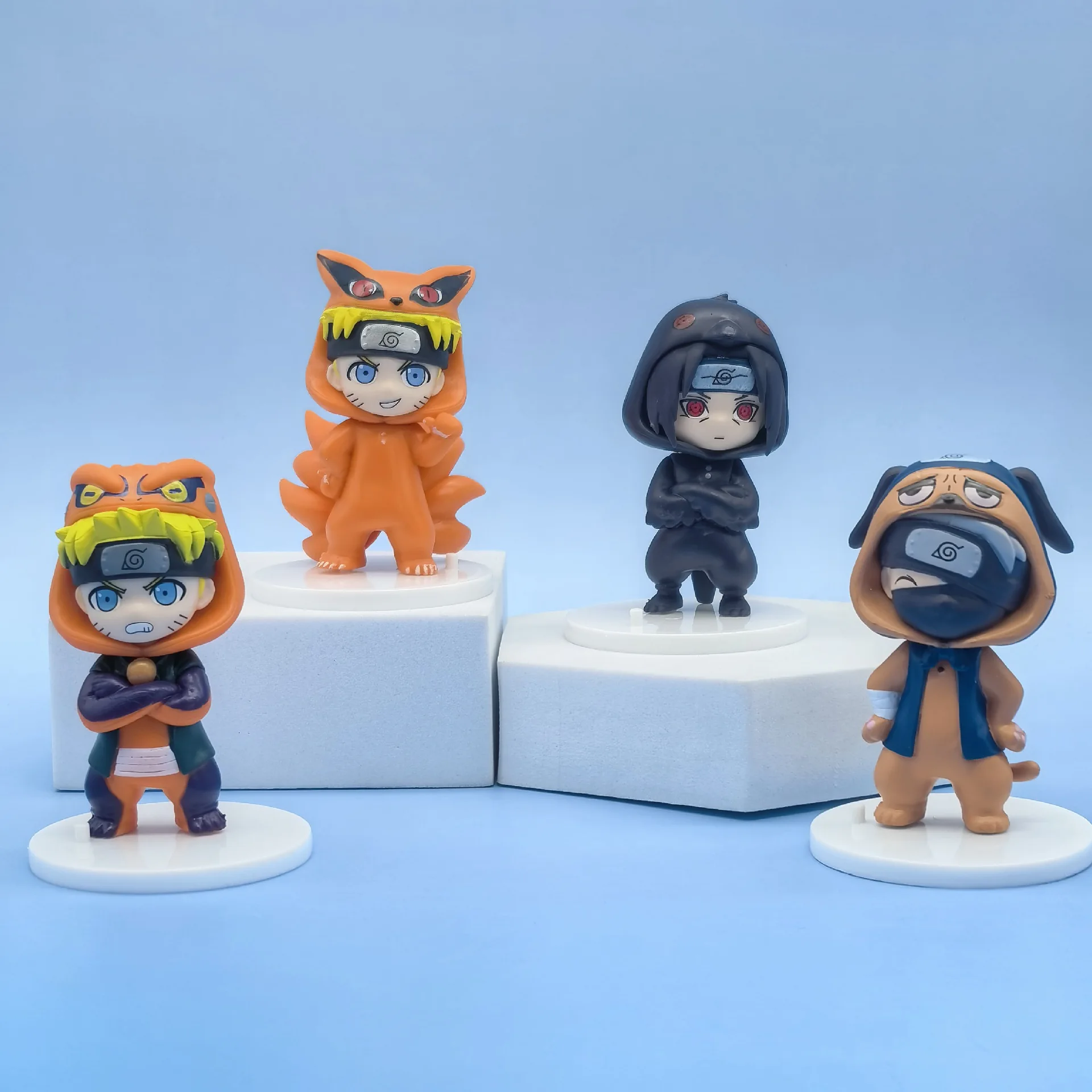 اليابانية أنيمي ناروتو Jifeng سلسلة نموذج لجسم Q نسخة PVC أنيمي سطح المكتب الحلي هدية عيد ميلاد جمع نموذج اللعب