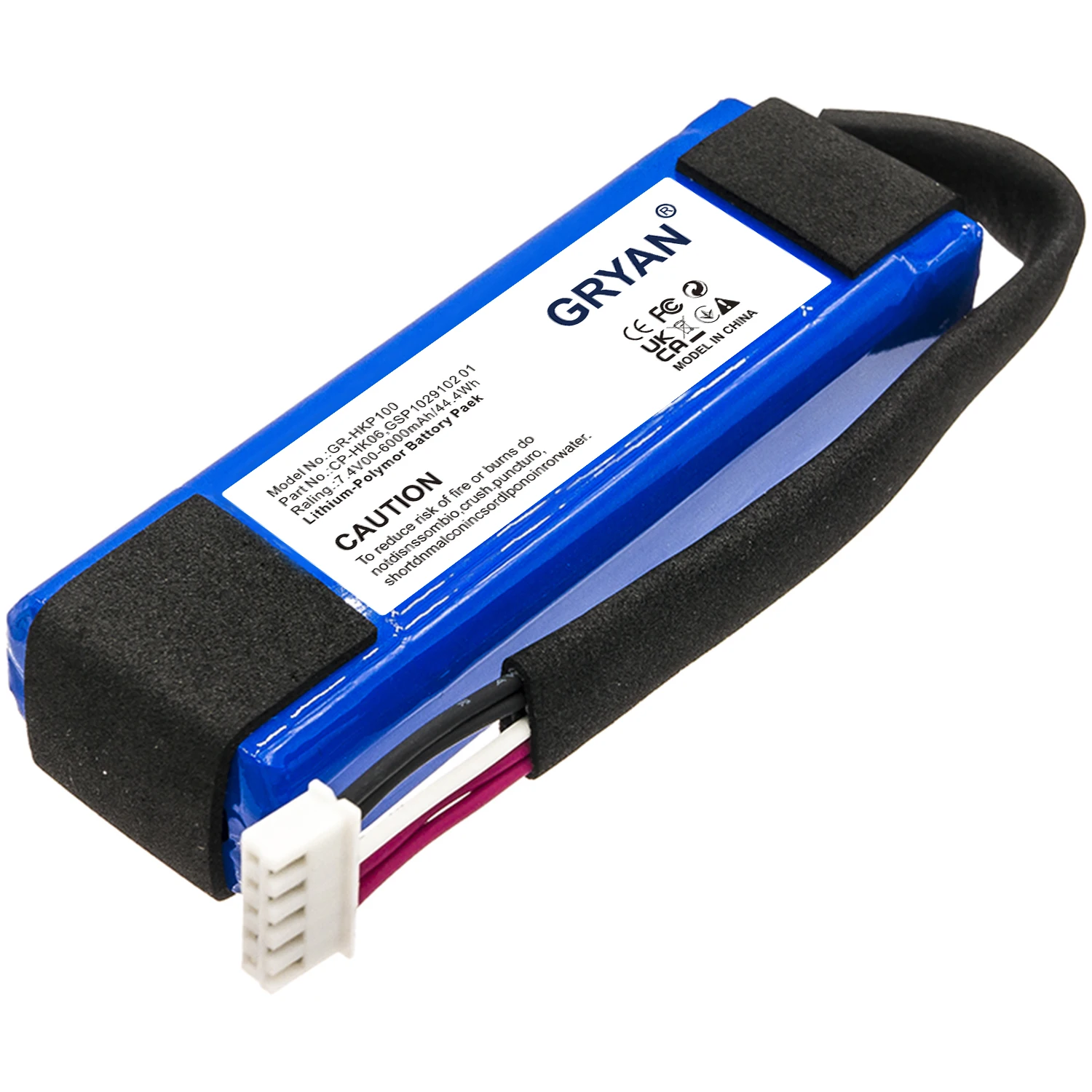 GRYAN 6000mAh Battery For Harman/Kardon Go Play Go Play Mini GO+ Play Part Number CP-HK06 GSP1029102 01