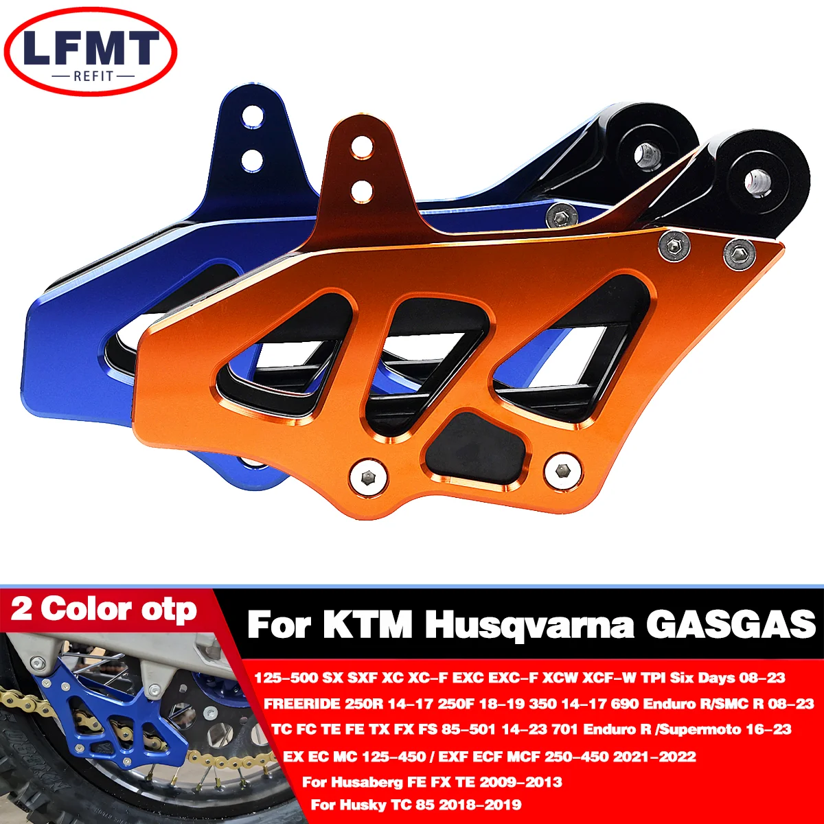 For KTM 125-500cc SX SXF XC XCF EXC EXCF XCW XCFW TPI 6D CNC Chain Guide Cover Guard Protector FREERIDE 250R 250F 350 Enduro 690