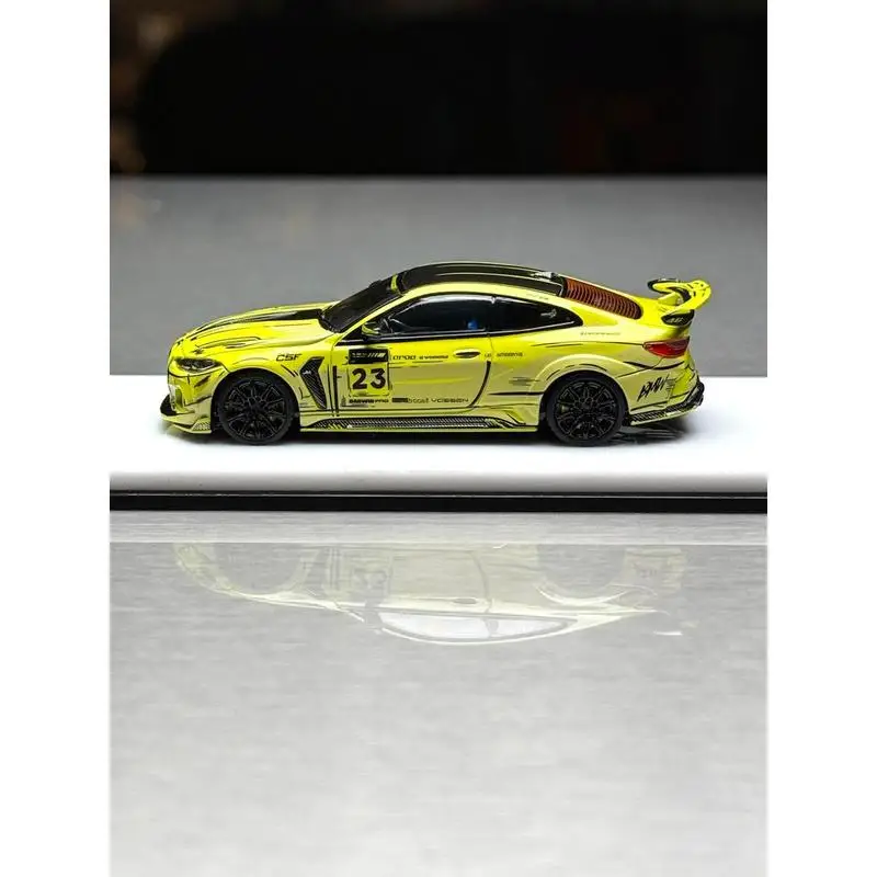 KING MODEL 1/64 BMW M4 G82 Darwin PRO Comic Version Diecast Car Model Alloy Simulation Collection Toy Gift For Boys#peetyeee view 5