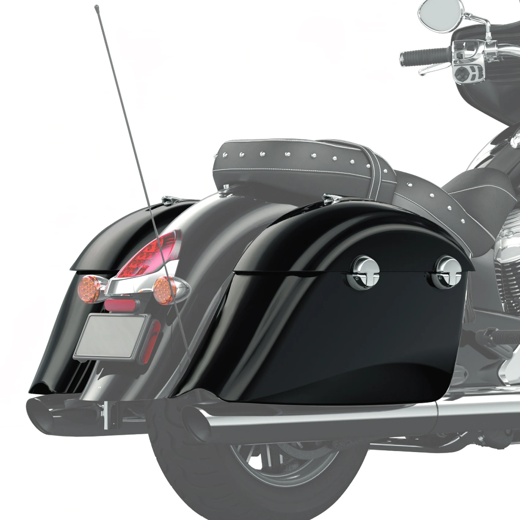 Siodełka elektroniczna zatrzask dla indiańskich wodzów 2014-2018 2018 z czarnego konia Springfield-2019 motocykl Roadmaster 2015-2023 motocykl — zdjęcie 5