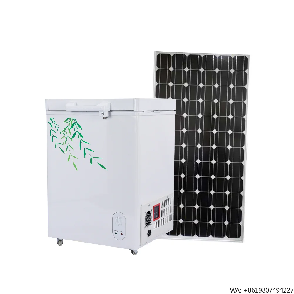 Best Price High Quality Single Door Single Temperature Solar Deep Freezer Small Capacity 88 Litres Solar Power