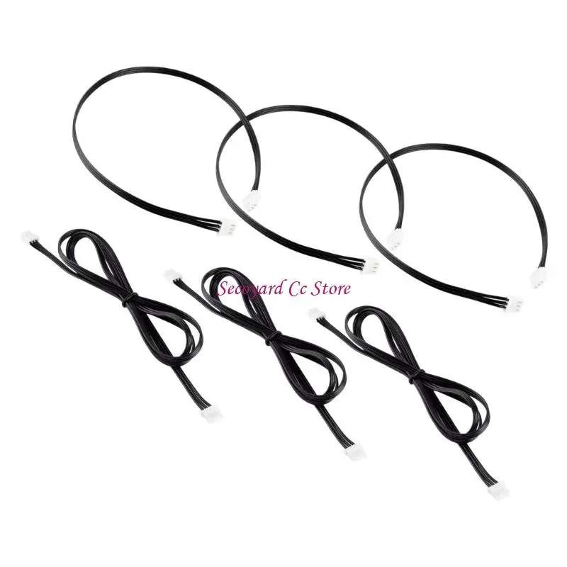 N3UC 6Pcs 300mm/900mm Flexible 3PIN Servo Connector Cable For Mechanical Servo Application Replacement Transmission