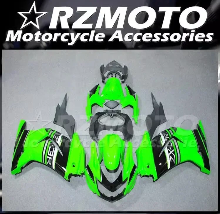 4Gifts New ABS Fairings Kit Fit For KAWASAKI EX250 2008 2009 2010 2011 2012 250 08 09 10 11 12 Bodywork Set Green Black