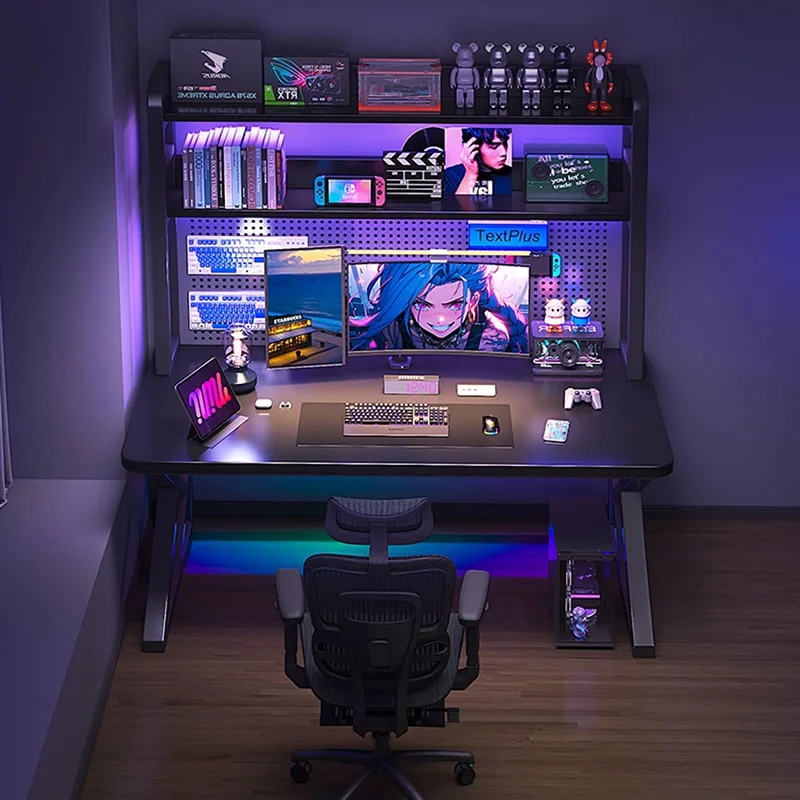 Display Crafts Office Desk Storage Shelves Multifunctional Bedroom Home Office Desk Computer Gaming Scrivania Trendy Furniture