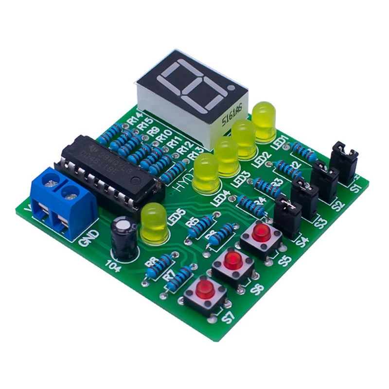 ABXH فك عرض التصنيع الإلكتروني أجزاء فضفاضة التدريب والتدريس عدة DIY بها بنفسك لحام مطابقة مهارات المحاكاة