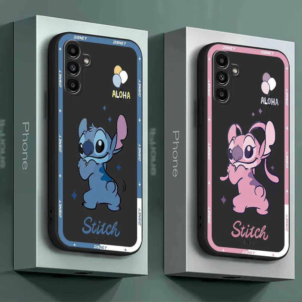 Case for Samsung Galaxy A40 A02s A30 A02 A70 A03s A71 A05 A05s A20e A01 A41 A04s A31 A04 A10 A10s Cartoon Disney Stitch Cover