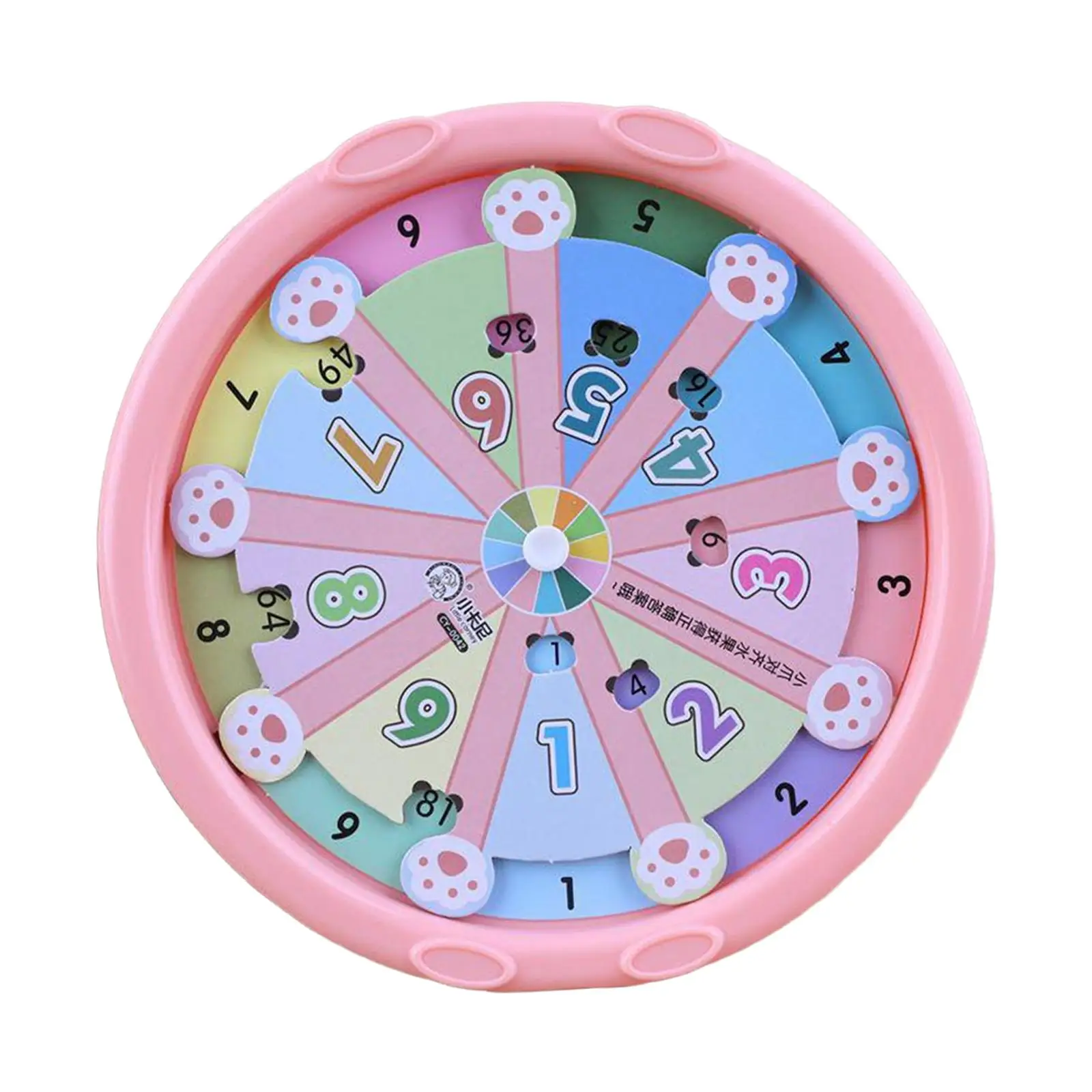 1-9 mesa giratória de multiplicação manipuladores de matemática brinquedo educacional jogo de multiplicação interativo para meninas sala de aula