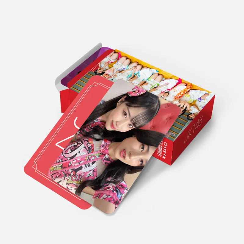 Imagem -05 - Kpop Jkt48 Photocard Cartão Cartão Lomo Impressão de Lados Duplos Fãs Presente Alta Qualidade