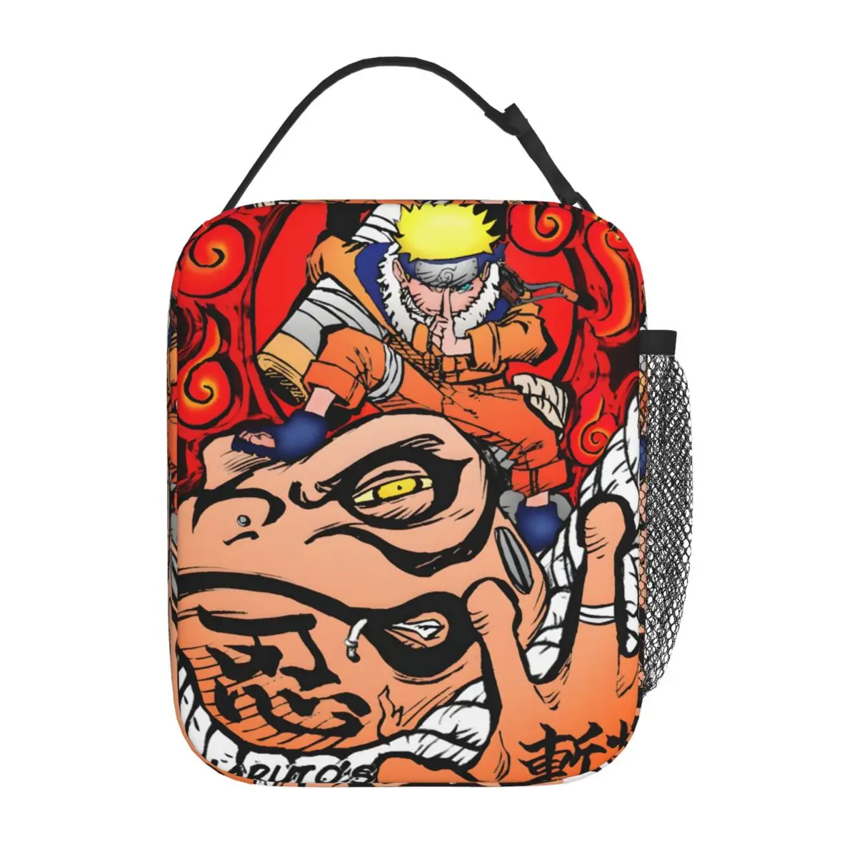 Bolsas Térmicas Personalizadas de Naruto Ninja Uzumaki, Bolsa de Almuerzo Portátil para Acampar al Aire Libre, Viajes, Almacenamiento de Alimentos