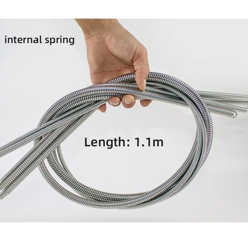 Internal Copper Pipe Bending Spring for Air Condition Steel Manual Pipeline Spring Tube Bending Tool 3/4/5/6 Points 10-19mm