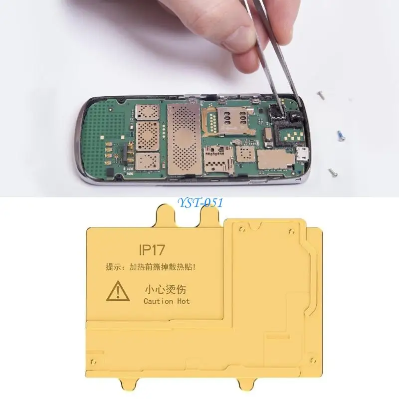 E15A Professional Ceramic Heating Module With Overheating Protective For Mobile Device Repair Tool