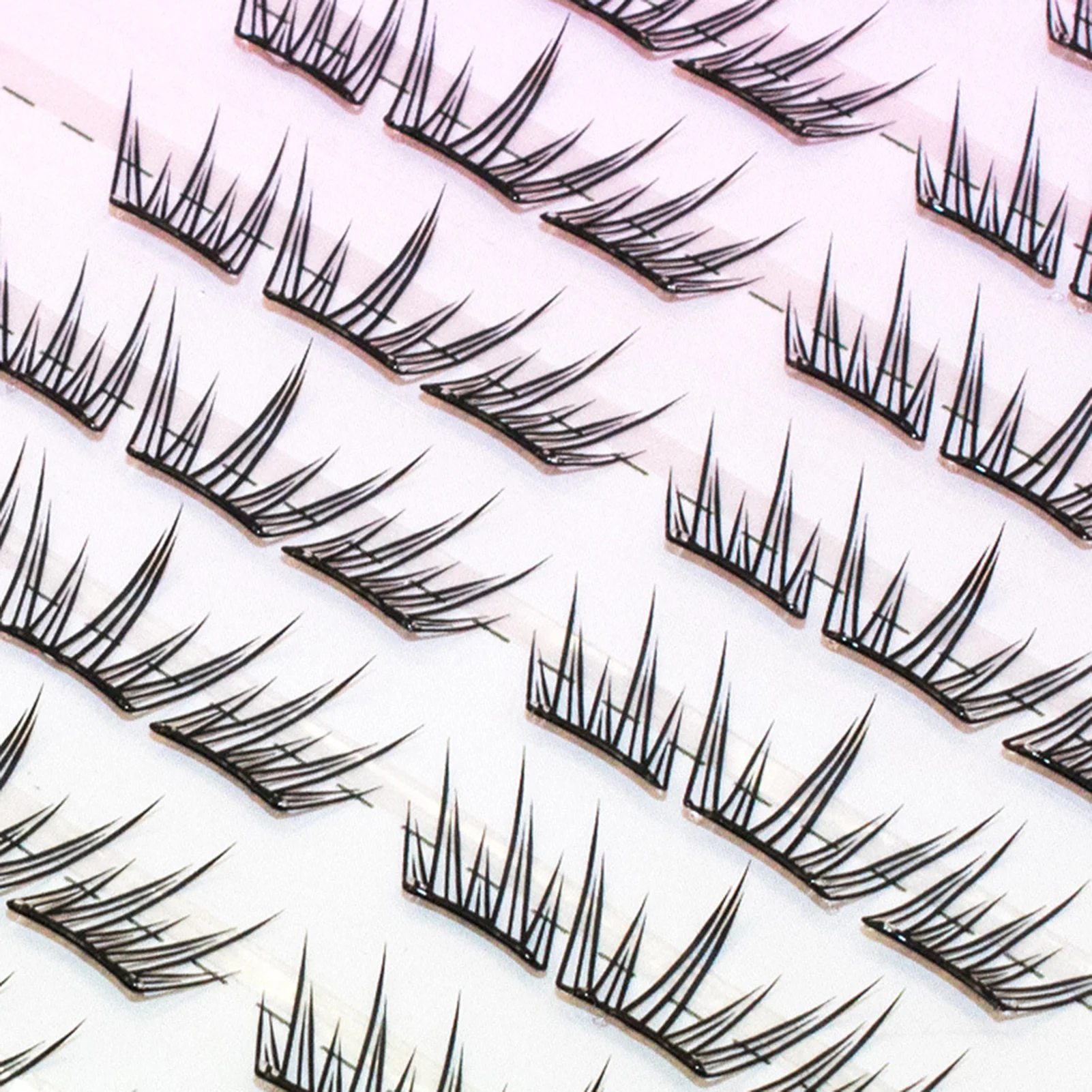 168 Clusters Sunflower Manga False Eyelashes No Glue Natural Wispy Eyelash Book Suitable For All Eye Type Super Large Capacity