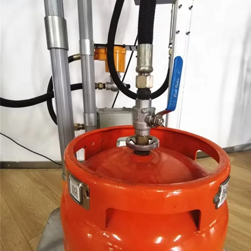 Leakproof Camping Gas Refill Valve | Safe Semi-Automatic Electric LPG Filling Adapter With 1 Year Warranty Cartons Packaging
