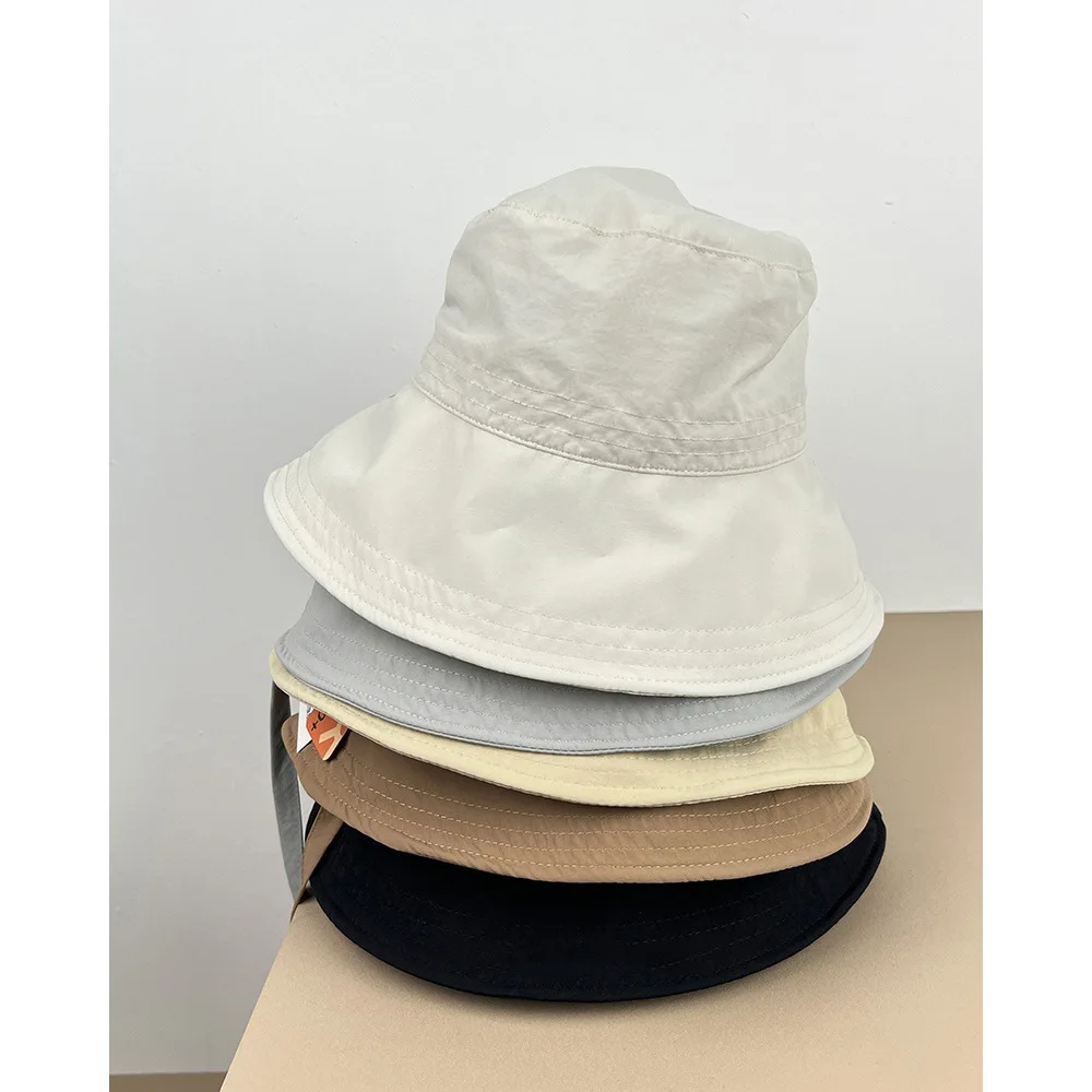 اليابانية الصيف رقيقة قبعة بحافة المرأة التجفيف السريع تنفس كبير محيط الرأس قبعة خفيفة الوزن ظلة واقية من الشمس قبعة