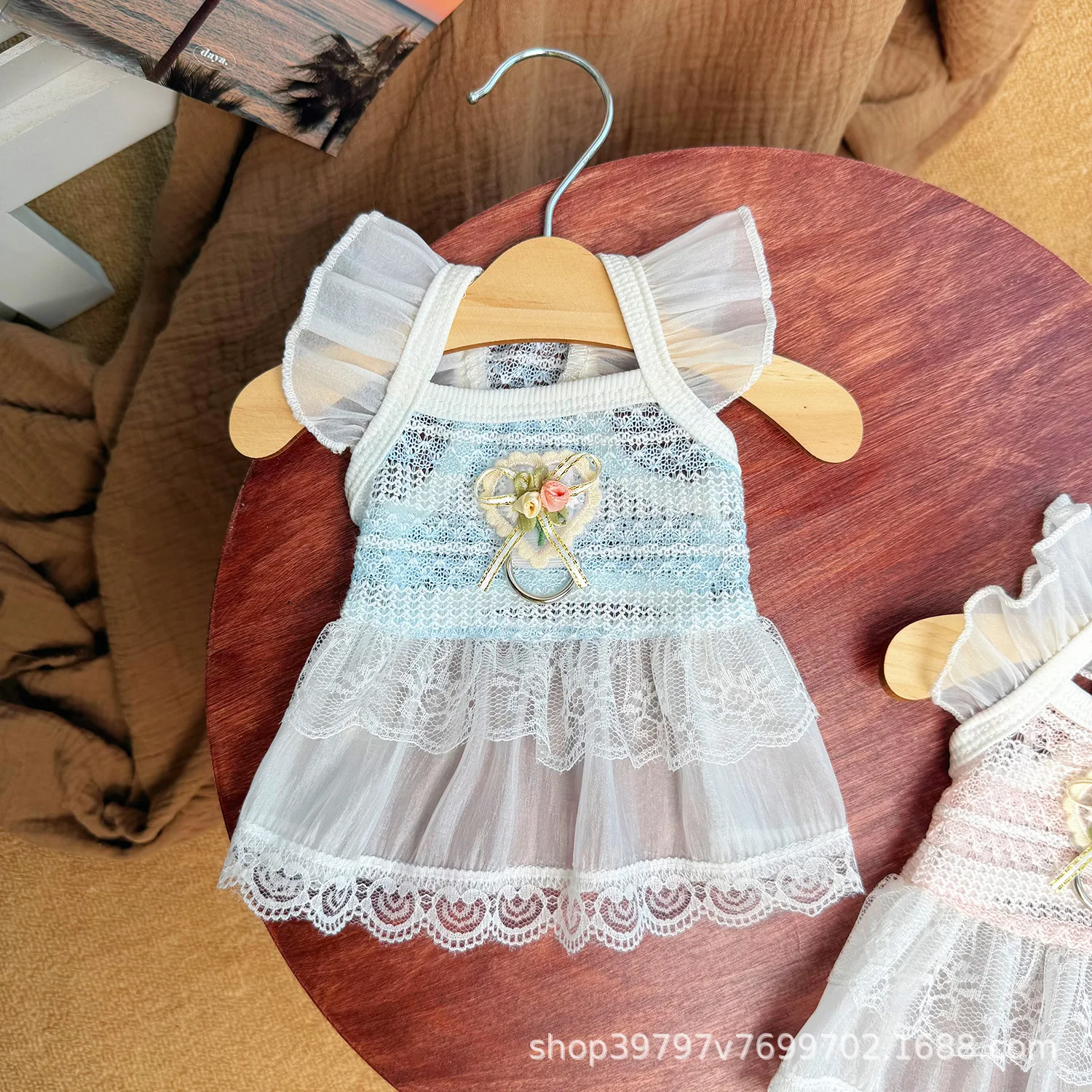 Vestido de verano transpirable para gatos y perros, malla ligera - imagen 5