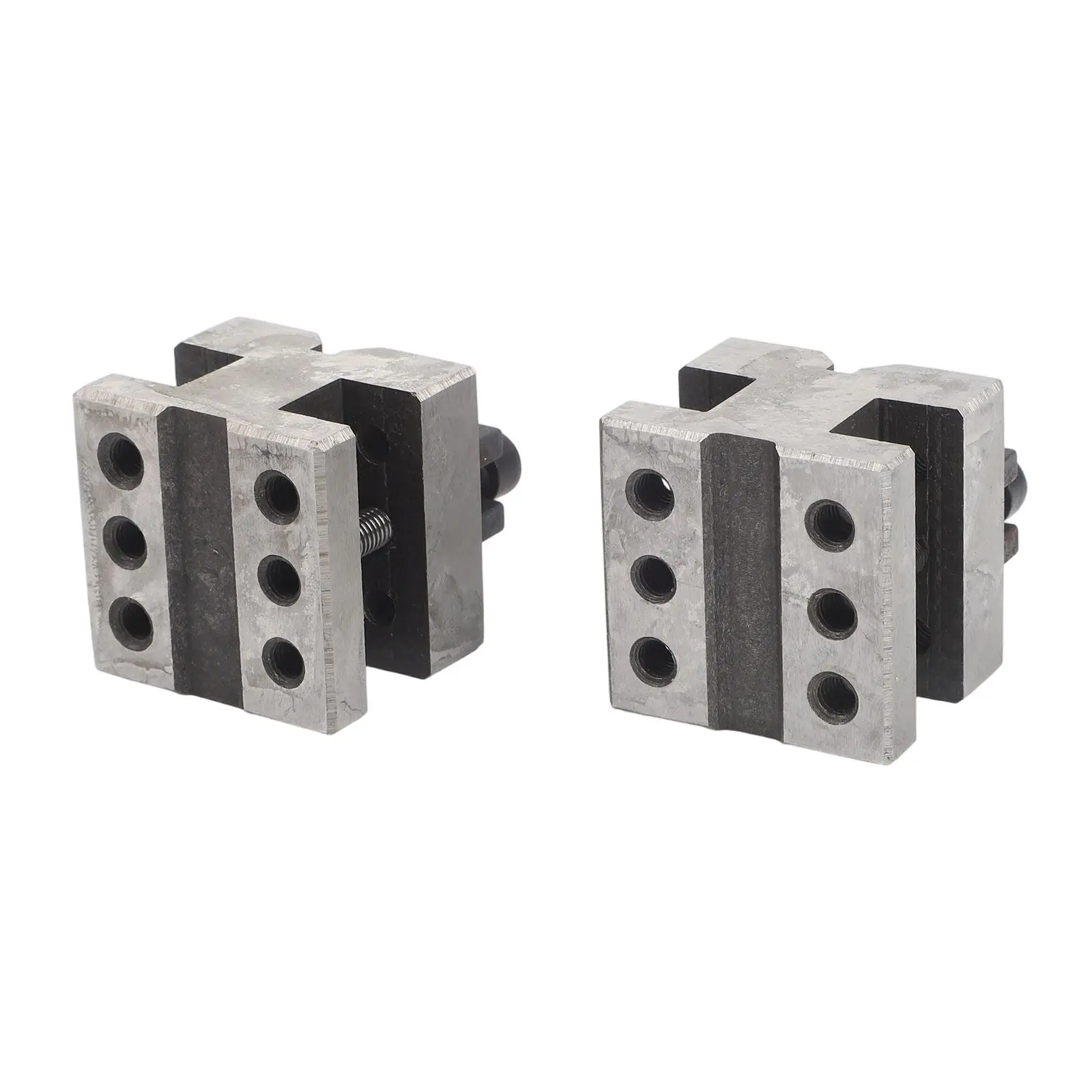 Clamp V-shaped Block Measure Pairs Testing 2pcs Hardened Steel Matching Milling Machine Set Tool With Clamp 90 °
