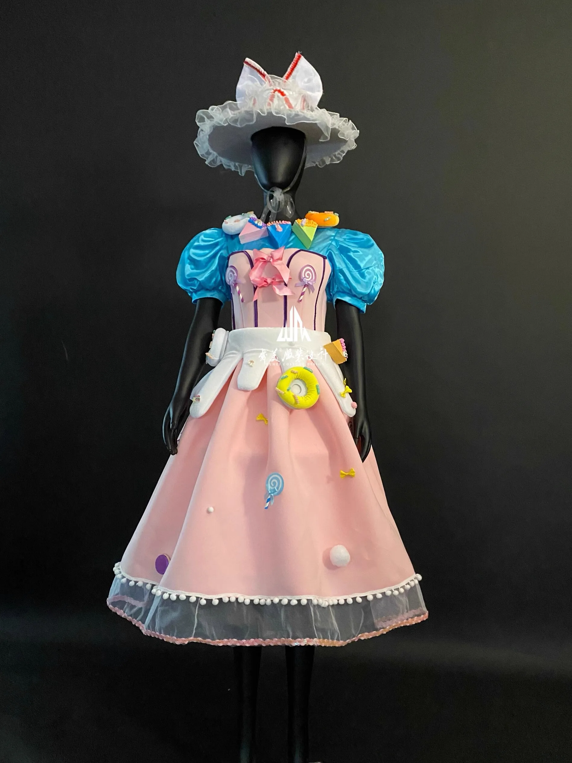 

Бар, день рождения, Рождественский костюм, розовое платье для торта, комплект шляп, парк развлечений, парад, коммерческий карнавал, певица, танцевальная сценическая одежда для вечеринок