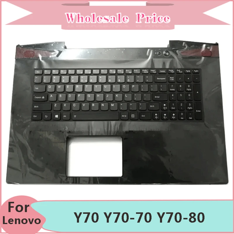 

New Original For Notebook Ideapad Y70 Y70-70 Y70-80 Laptop Palmrest Case Keyboard US English Version Upper Cover