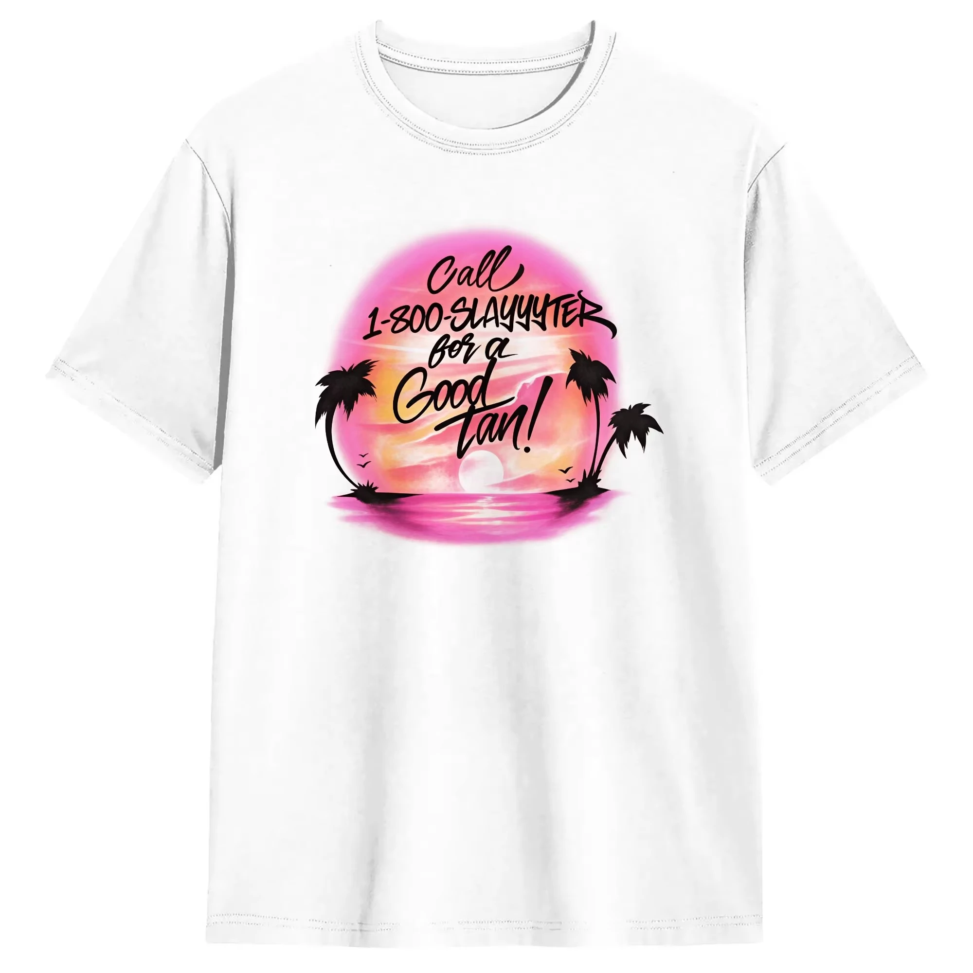 1 Stück Slayyyter Worst Girl In America Baumwoll-T-Shirt Unisex Herren Damen Kinder Streetwear Lässiges Kurzarm-Oberteil – Detail 8