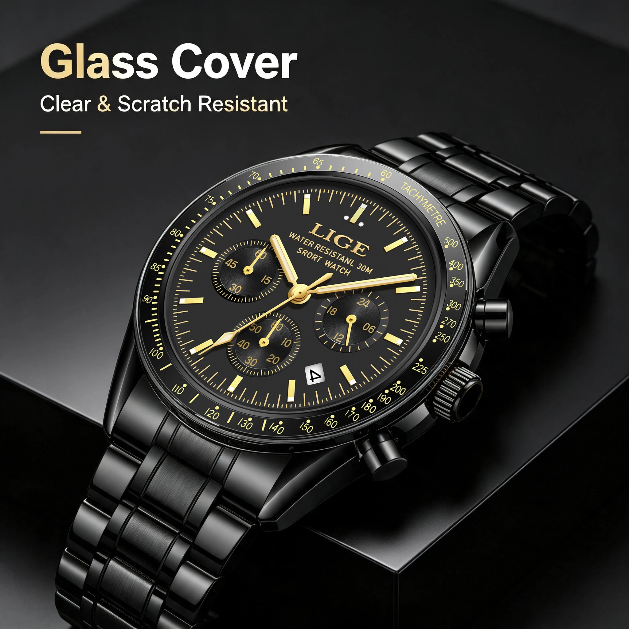 2026 New Sports Watch Men Top Brand Luxury Mens Watches Business Waterproof Military Quartz Chronograph Wristwatch Montre Homme