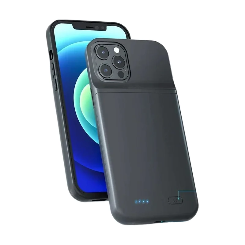 6800mAh For IPhone  XR 6 7 8 Plus 12 13 11 14 Pro Max XS MaxSE 5S 13 Mini Portable Power Bank Charging Battery Charger Case