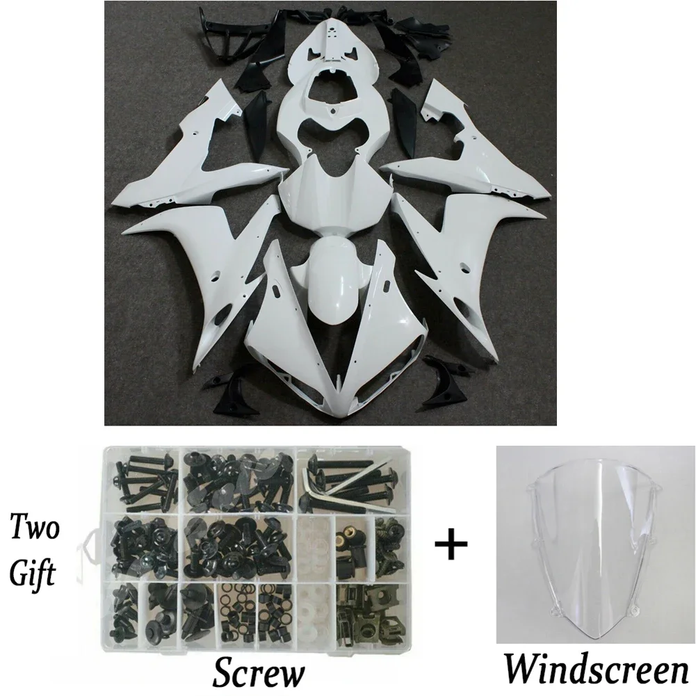 Unpainted Injection Body Work Race Fairing Set Kit For For Yamaha YZF R1 2004 2005 2006