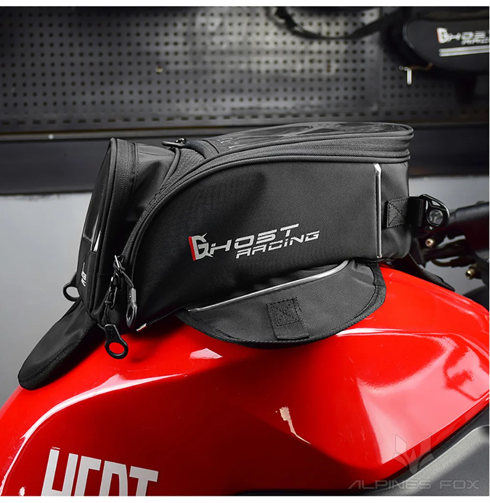 Universal Motorcycle Fuel Tank Sling Bag Waterproof Touchscreen Navigation Pouch Motorbike Outdoor Travel Storage Knight Gear