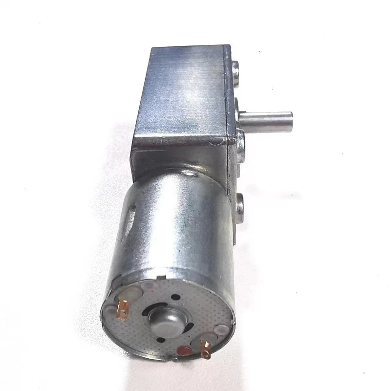 4632-370 Micro Worm Gear Motor 6v~24v 6RPM~210RPM Forward And Reverse Adjustable Speed High Torque Self-Locking Brushed DC Motor