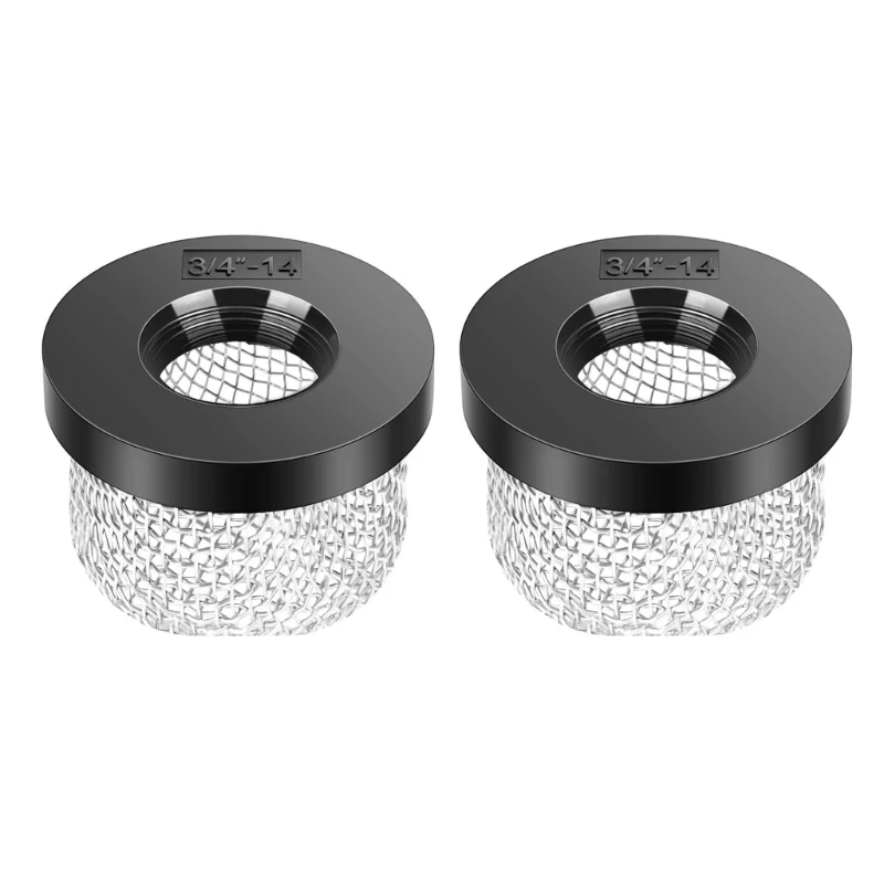 

N0HB Stainless Steel Meshes Filter 3/4inch 14 Female Thread Meshes Aerators Screen Strainer for Livewells Pumps Home Decorations