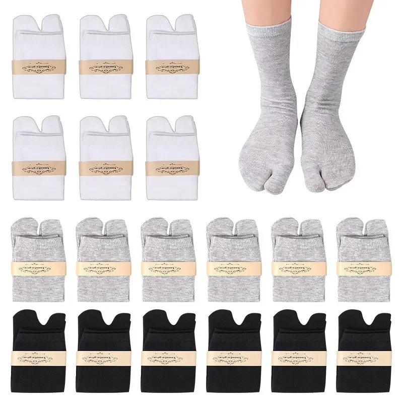 1/50Pairs Women/Men Unisex Sandal Flip Flop Split Two Toes Sock Separator Two Finger Socks Deodorant Breathable Cotton Socks 4
