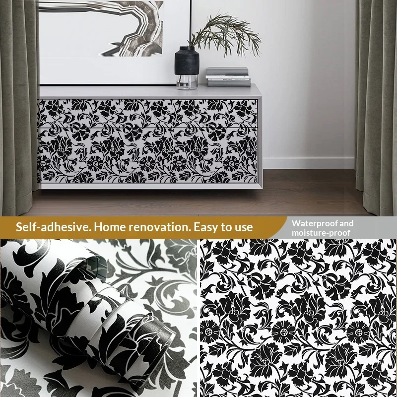 ins-nordic-striped-check-wallpaper-self-adhesive-removable-wall-paper-dorm-living-room-wardrobe-background-sticker