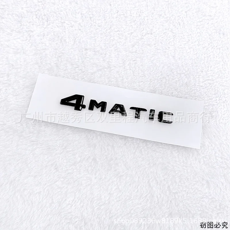 For Mercedes Benz AMG Mini Small 4MATIC Badge 3D ABS Car Center Console Interior Sticker Auto Styling Modification Decal