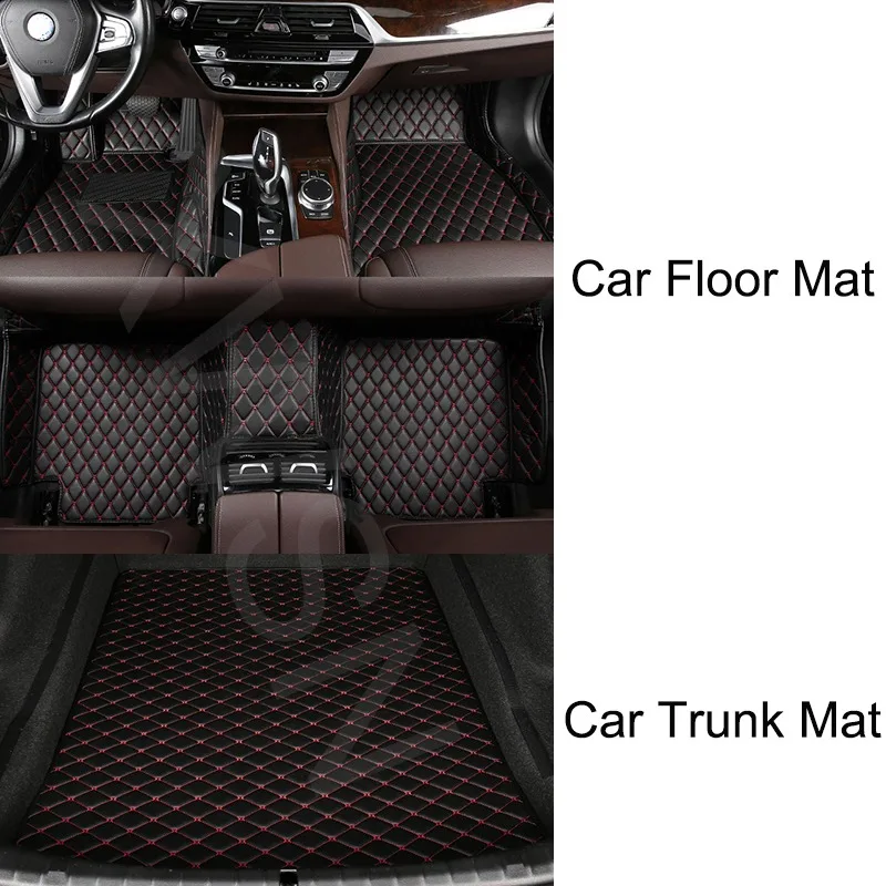 Custom Car Floor Mat for Mercedes Benz GLC 2016-2019 GLC Coupe 2016-2023 Interior Accessories Carpet Car Trunk Mat