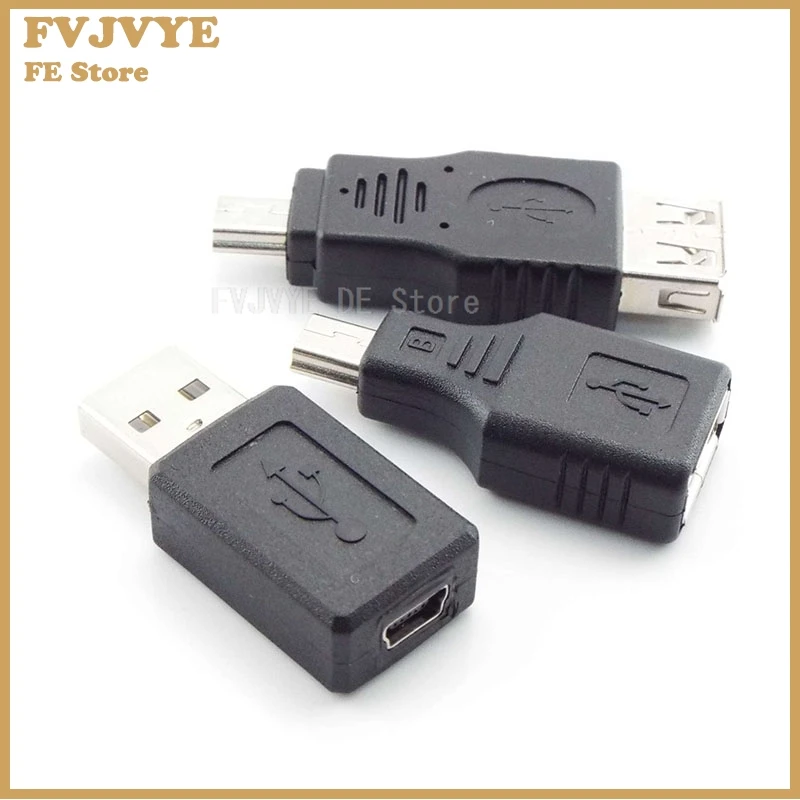 

USB 2.0 A «мама» на Mini B 5-контактный разъем «мама/папа» для Mini Type-A B Jack Splitter Конвертер OTG для смартфона D5