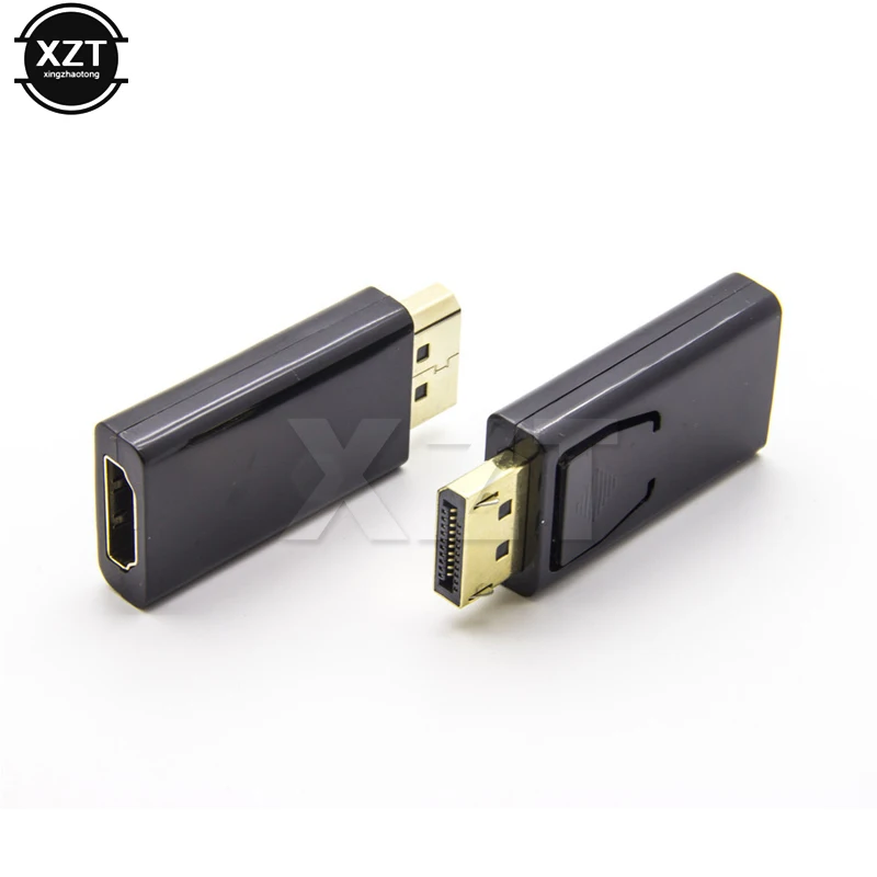 DisplayPort To Hdmi-compatible Adapter Converter Display Port Male DP To Female HD TV Cable Adapter Video Audio untuk PC TV