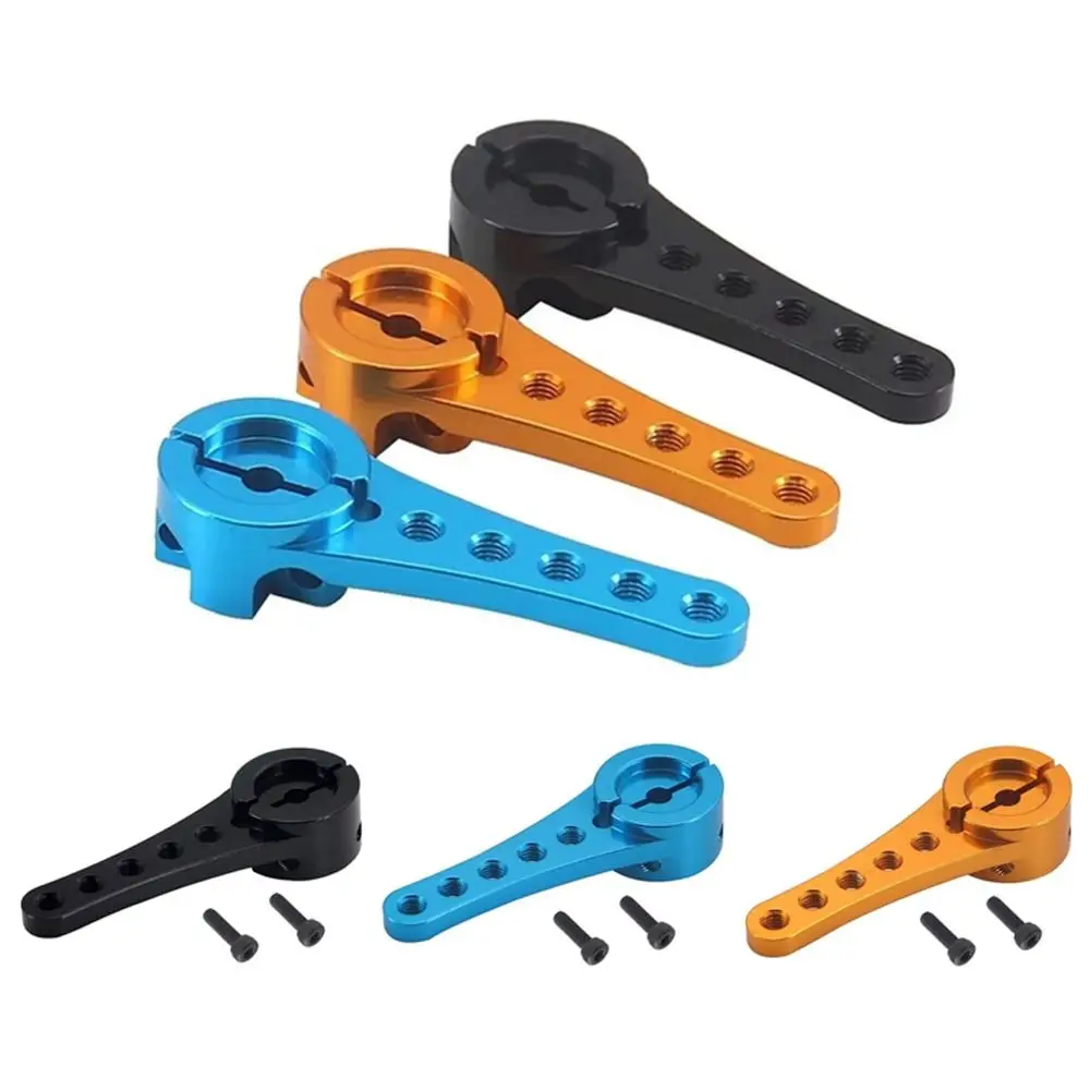 25T 스플라인 서보 암 46mm 길이 고토크 디자인 스티어링 서보 암 알루미늄 합금 RC 자동차 서보 부품 (후타바 MG996 MG995 용)