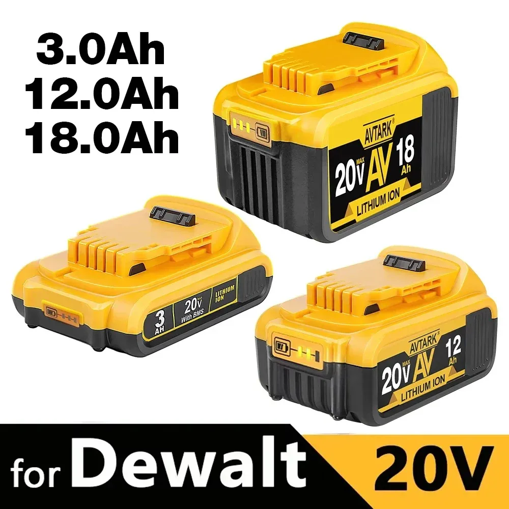 DCB203 Li-ion Battery 18Volt 20V 3.0Ah For Dewalt Max Tools DCB205 DCB206 DCB204 DCB200 DCB182 DCB180 DCB230 DCD DCF DCG Series