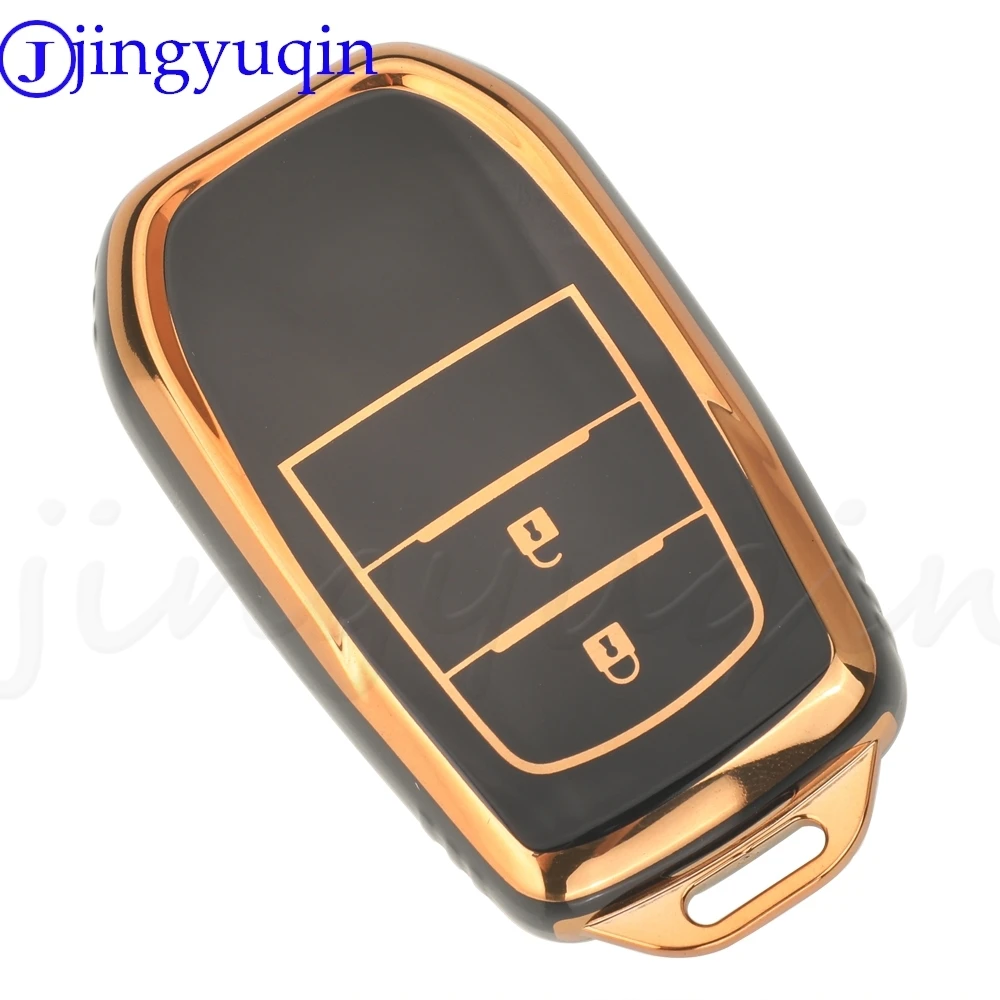 JYQ TPU Auto Remote Car Key Case Cover For Toyota CHR Hilux Fortuner Land Cruiser 200 Camry Corolla Crown RAV4 Highland Auto