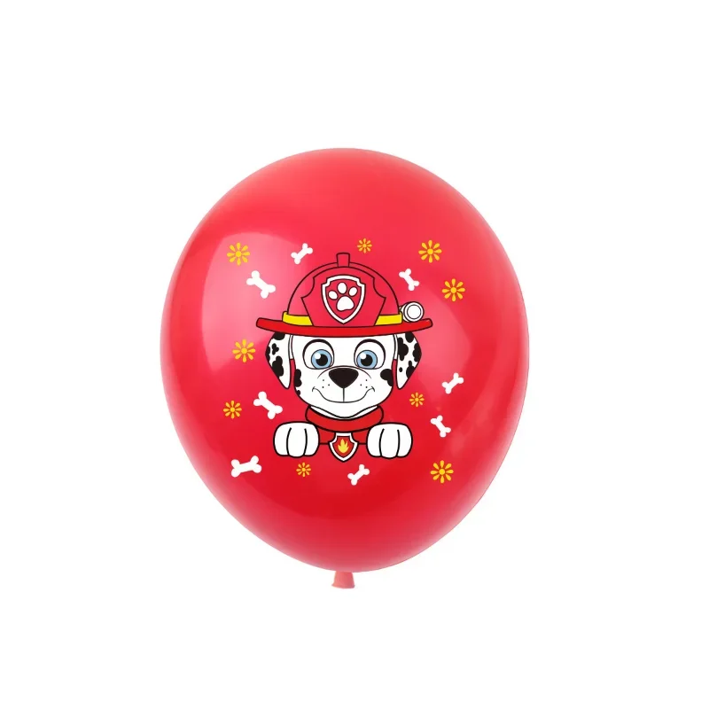 10pcs Paw Patrol Balloons Kids Birthday Party Supplies Cute Cartoon Anime Patrol Canine Theme Party Decoration Chase Toy Gifts