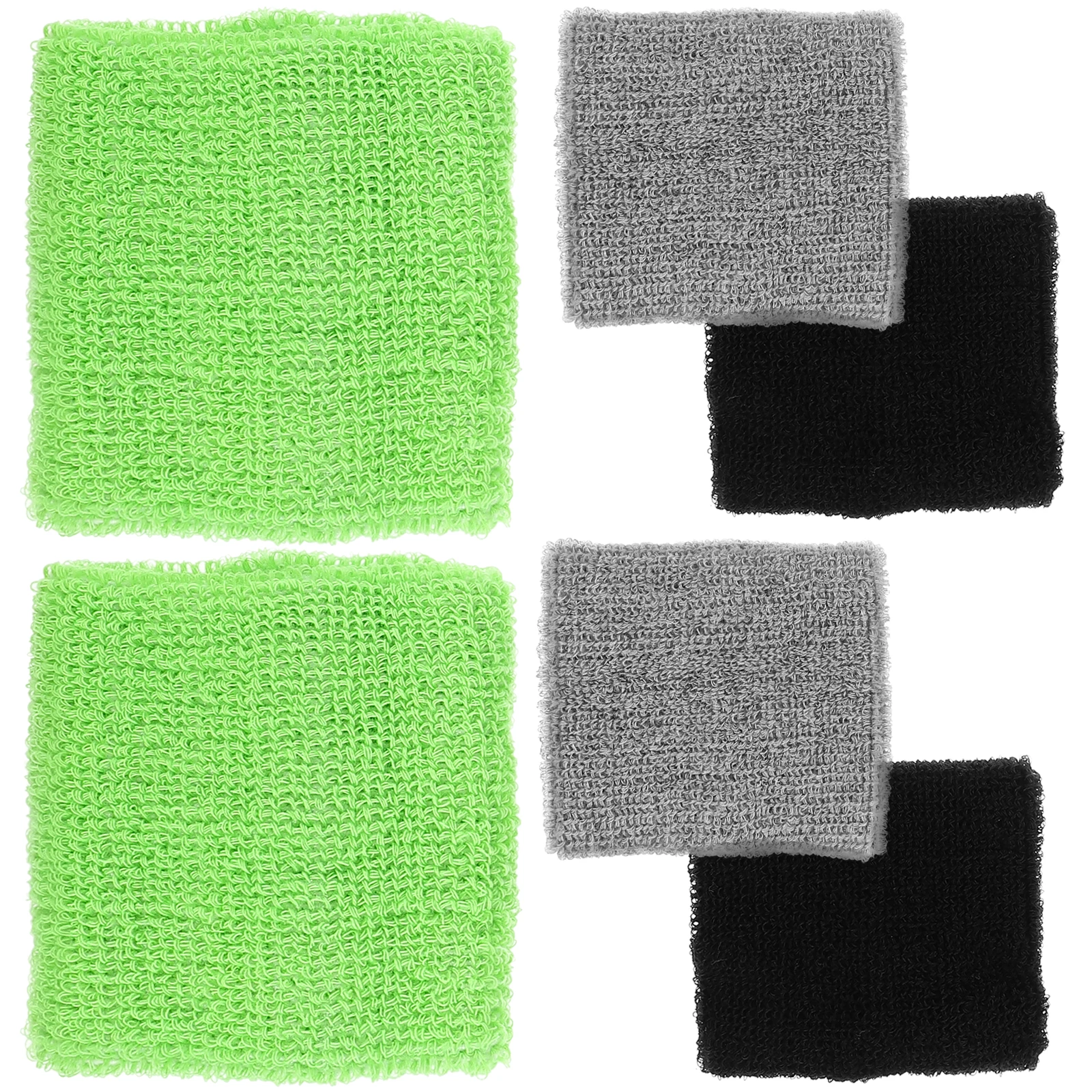 

6pcs Workout Workout Tennis Wristbands Belt Wrist Sports Wrist Elastic Strap Supplies Sports Wristbands Protector