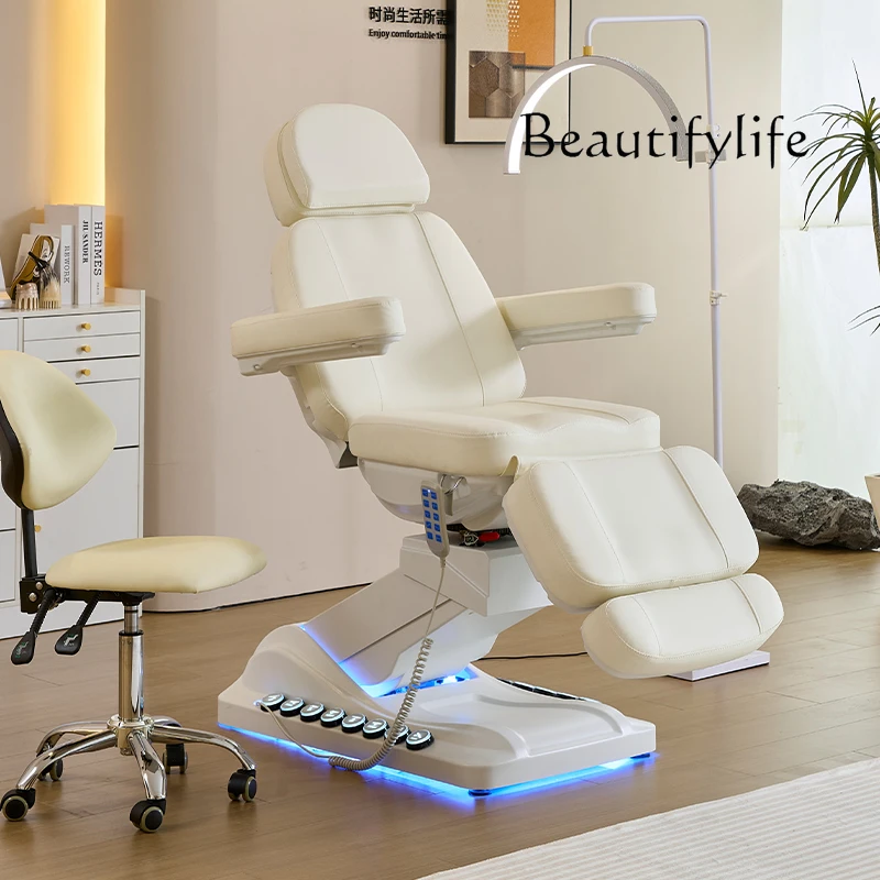 

Electric beauty bed, special multi-functional heating folding medical beauty rotating lifting bed for beauty salons