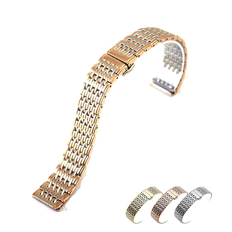 Fit La Grande Watchband Luxury Stainless Steel Watch Strap Bracelet 13mm 18mm 20mm 22mm Women Men Wrist Bands Strap Accessories