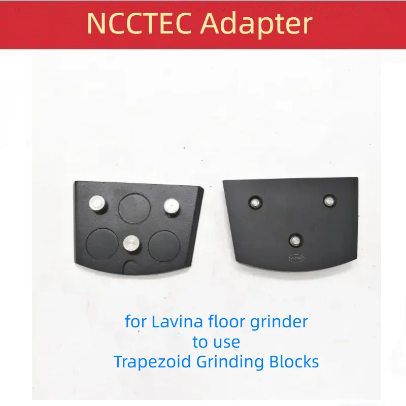 

12pcs Converter Adapter Lavina Magnetic Disc Floor Grinder to Use Trapezoid Diamond Polishing Grinding Pads Blocks Quick Change