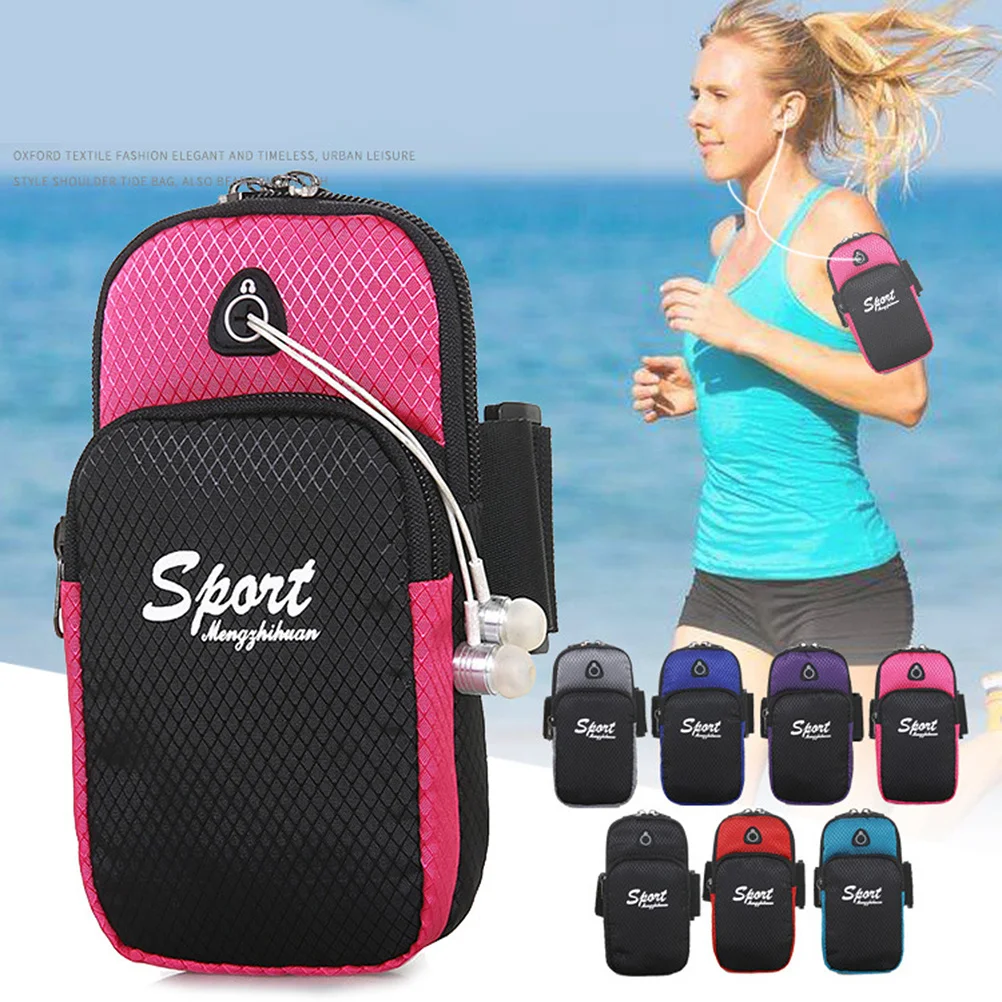 Sports Armband for Running Fitness Mobile Phone Bag Small Size Large Capacity Sweatproof Waterproof Shockproof Arm Package with