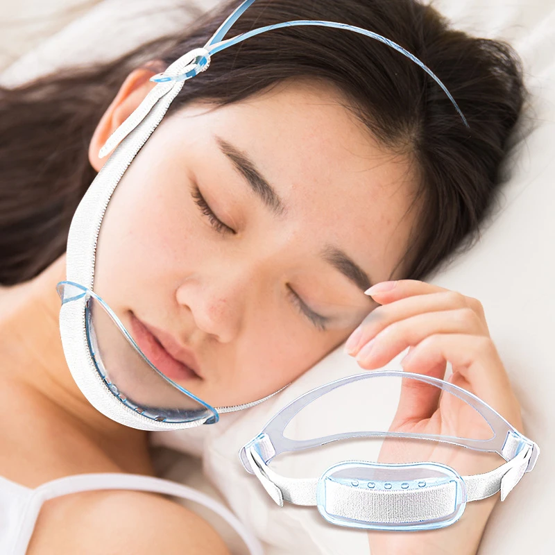 Anti Snore Chin Belt Prevent Mouth Breathing Improve Sleeping Snoreless Sleeping Solution For Men And Women Elastic Easy To Wear