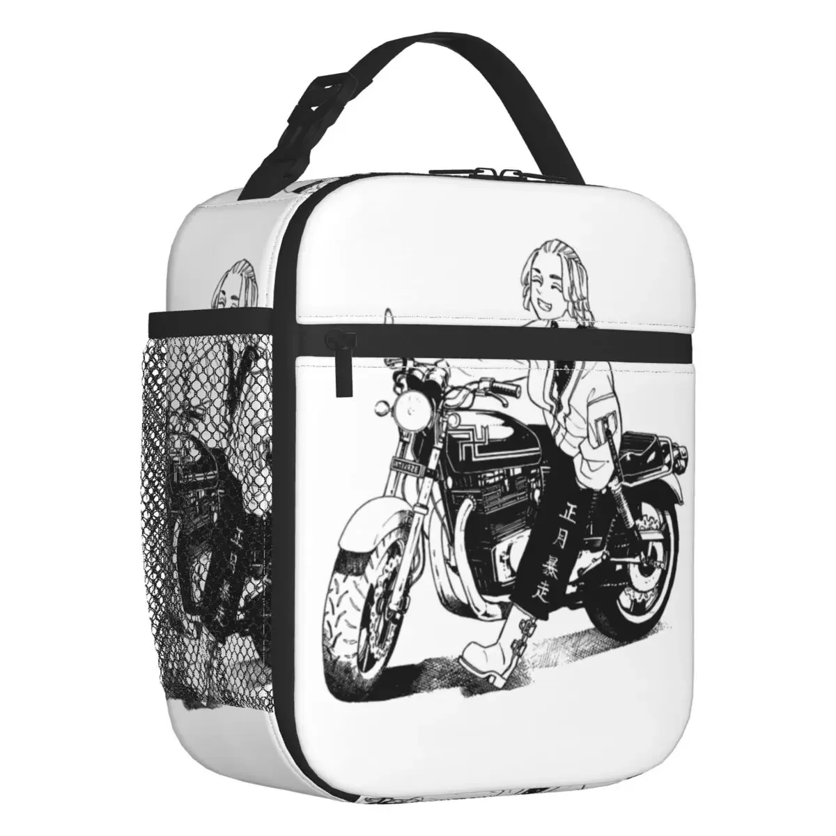 

Tokyo Revengers Mikey Insulated Lunch Bag for Women Portable Sano Tokyo Anime Cooler Thermal Lunch Box Kids School Children